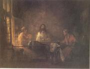 Rembrandt Peale The Pilgrims at Emmaus (mk05) oil painting reproduction